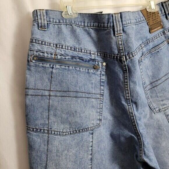 Brooklyn Xpress Shorts Skater Y2k 40 w/36 Waist Streetwear Blue grunge urban man - Picture 5 of 11